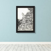 私の街は海に火で動いた。キャンバス印刷 キャンバスプリント (インサイチュ (ウッドフロア))