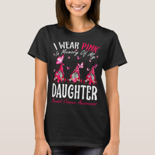 私の衣服のピンク私の娘の乳がんの思い出 Tシャツ