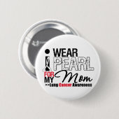 私の衣服の真珠のリボン 缶バッジ (正面&裏面)