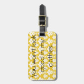 私の衣服の荷物のラベルでよく見ません ラゲッジタグ (正面縦)