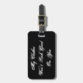 私の衣服はあなたでよく見ません ラゲッジタグ (正面縦)