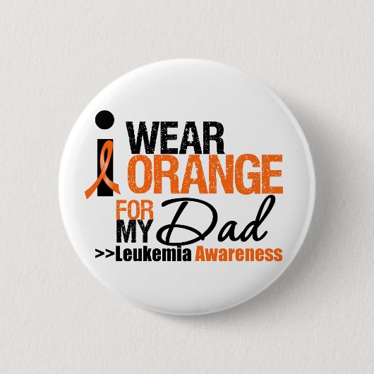 私の衣服はオレンジパパ 缶バッジ (正面)