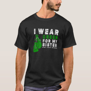 私の衣服は私の妹の腎臓の病気が待っている緑色 Tシャツ