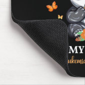 私の衣服オレンジ私の弟の白血病認識度Pa マウスパッド (コーナー)