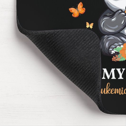 私の衣服オレンジ私の弟の白血病認識度Pa マウスパッド (コーナー)