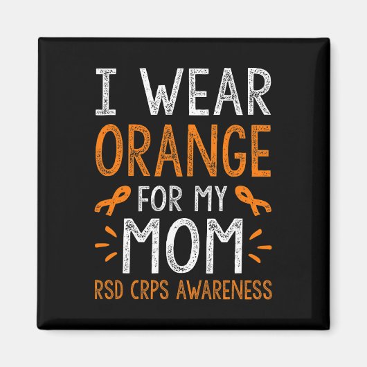 私の衣服オレンジ私の母の戦士Rsd Crpsが待っている マグネット (正面)
