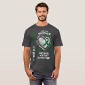 私の衣服グリーン兄の脳性麻痺の子供 Tシャツ (正面フル)