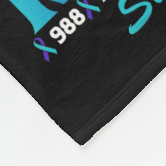 私の衣服ティール(緑がかった色)と紫の私の姪の自殺アウェーン フリースブランケット (角)