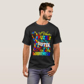 私の衣服パズルかわいい妹の自閉症の意識 Tシャツ (正面フル)