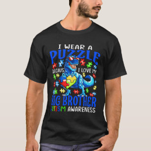 私の衣服パズル愛My Big Brother自閉症の意識 Tシャツ