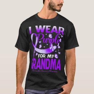 私の衣服パープルおばあちゃん膵臓がん阿波 Tシャツ