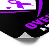 私の衣服パープルのいとこの過剰摂取認識度 ポスター (角)