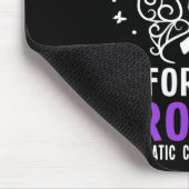 私の衣服パープル兄の膵臓がん阿波 マウスパッド (コーナー)