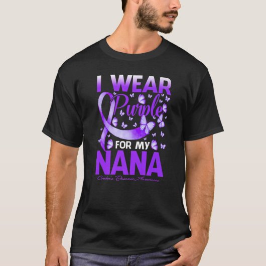 私の衣服パープル私のナナクローンと病気の戦争 Tシャツ (正面)