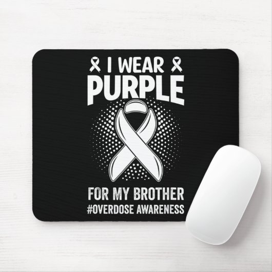 私の衣服パープル私の兄の過剰摂取認識度 マウスパッド (マウス)