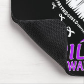 私の衣服パープル私の娘てんかん認識度 マウスパッド (コーナー)