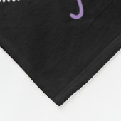 私の衣服パープル私の娘の過剰摂取認識度2 フリースブランケット (角)