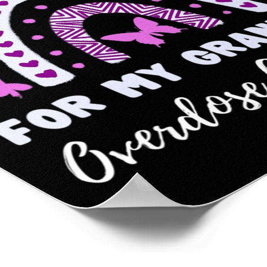 私の衣服パープル私の孫オーバードーズ認識度R ポスター (角)