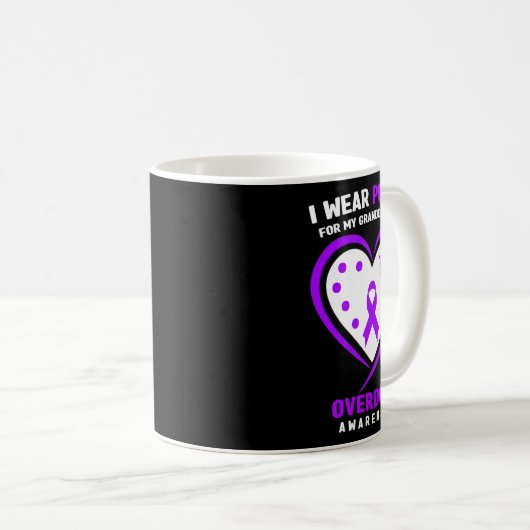 私の衣服パープル私の孫娘の過剰摂取アウェーン コーヒーマグカップ (正面右)