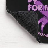 私の衣服パープル私の息子の過剰摂取認識度1 マウスパッド (コーナー)