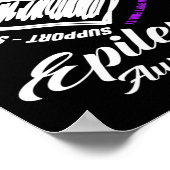 私の衣服パープル私の戦士てんかん戦争 ポスター (角)