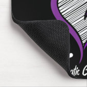 私の衣服パープル私の母のための膵臓がんアワレネ マウスパッド (コーナー)