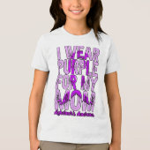 私の衣服パープル私の母のヘイマー_5 トライブレンドＴシャツ (正面)