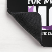 私の衣服パープル私の母の膵臓がん粟粒 マウスパッド (コーナー)