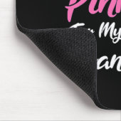 私の衣服ピンクおばあちゃんの乳がん認識度 マウスパッド (コーナー)