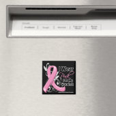 私の衣服ピンクおばあちゃん – 乳がん マグネット (インサイチュ (食洗機))