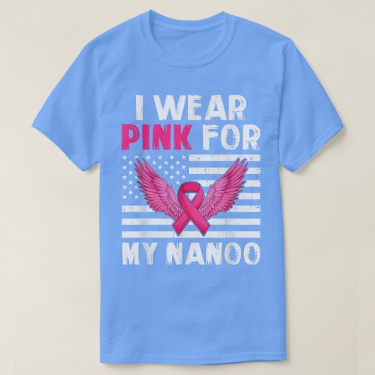 私の衣服ピンクのリボンの乳癌のためのピンク Tシャツ (デザイン正面)