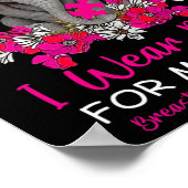 私の衣服ピンク叔母のゾウ乳癌Awa ポスター (角)