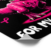 私の衣服ピンク私のおばあちゃんTレックス恐竜の胸C ポスター (角)