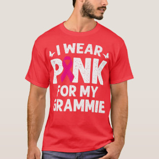 私の衣服ピンク私のグラミー乳がん認識度 Tシャツ