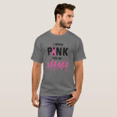私の衣服ピンク私のママTリボン家族の愛 Tシャツ (正面フル)