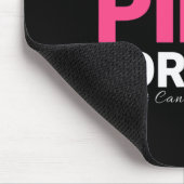 私の衣服ピンク私の乳がん認識度 マウスパッド (コーナー)