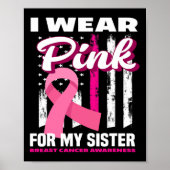 私の衣服ピンク私の妹の乳がん認識度 ポスター (正面)