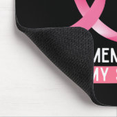 私の衣服ピンク私の妹の乳がんAの記憶 マウスパッド (コーナー)