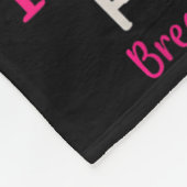 私の衣服ピンク私の姪の象の胸がんAw フリースブランケット (角)