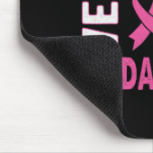 私の衣服ピンク私の娘の乳がん待ち マウスパッド (コーナー)