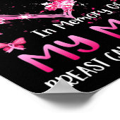 私の衣服ピンク私の母の乳がん戦争の記憶 ポスター (角)