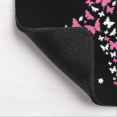 私の衣服ピンク私の母の乳がん認識度ベル マウスパッド (コーナー)