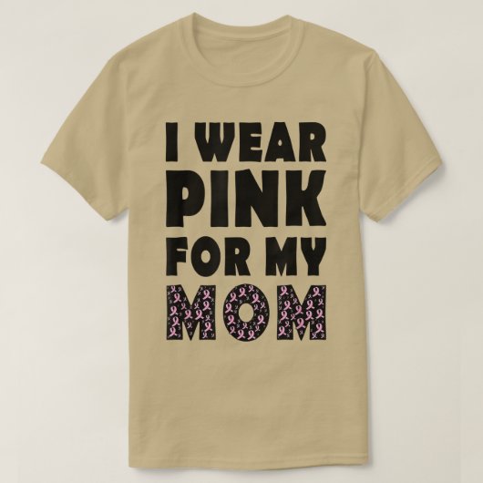 私の衣服ピンク私の母の乳がん認識度113 Tシャツ (デザイン正面)