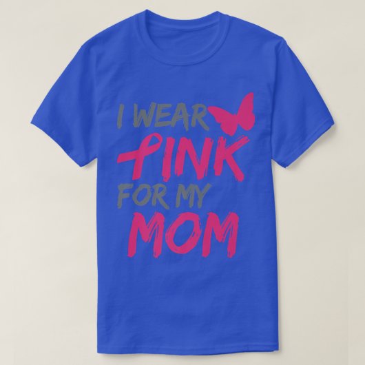 私の衣服ピンク私の母の乳がん認識度11 Tシャツ (デザイン正面)
