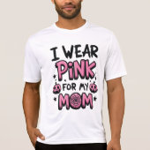 私の衣服ピンク私の母の乳がん認識度 Tシャツ (正面)
