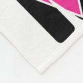 私の衣服ピンク私の母の乳がん認識度Sup フリースブランケット (角)