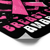 私の衣服ピンク私の母の乳がん認識度Sup ポスター (角)