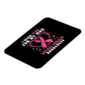 私の衣服ピンク私の母の乳がん認識度Sup マグネット (左側)