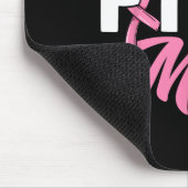 私の衣服ピンク私の母ピンクリボン乳がんA マウスパッド (コーナー)