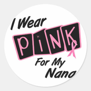 私の衣服ピンク私のNana 8乳がん ラウンドシール